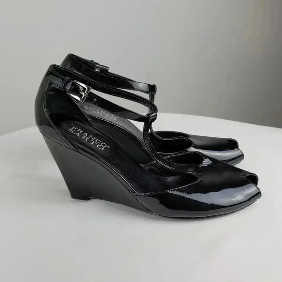 Vintage Wedge  Evening Dress shoes - Picture 2 of 6